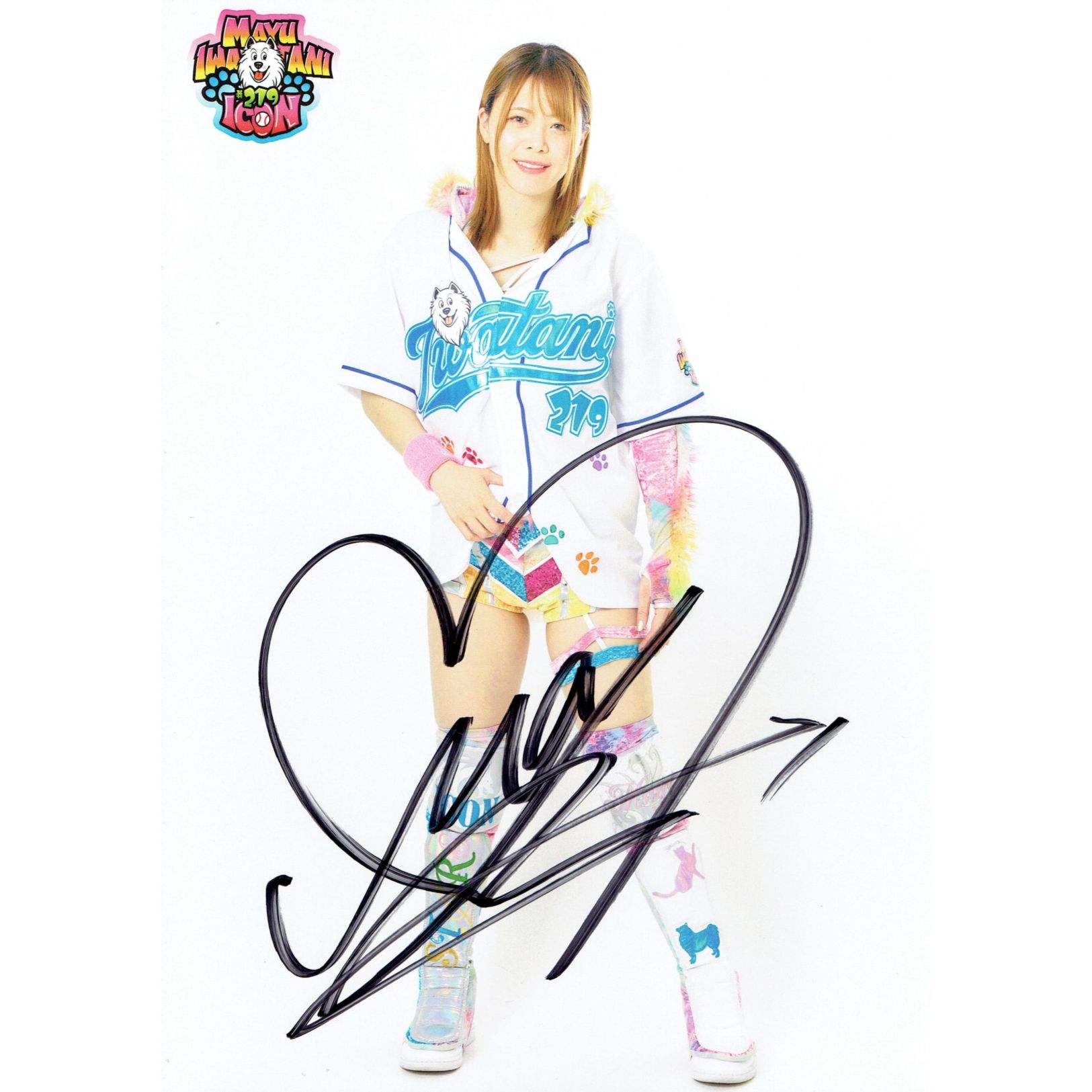 岩谷麻優 #219 マリーゴールド ポートレート 直筆サイン入り