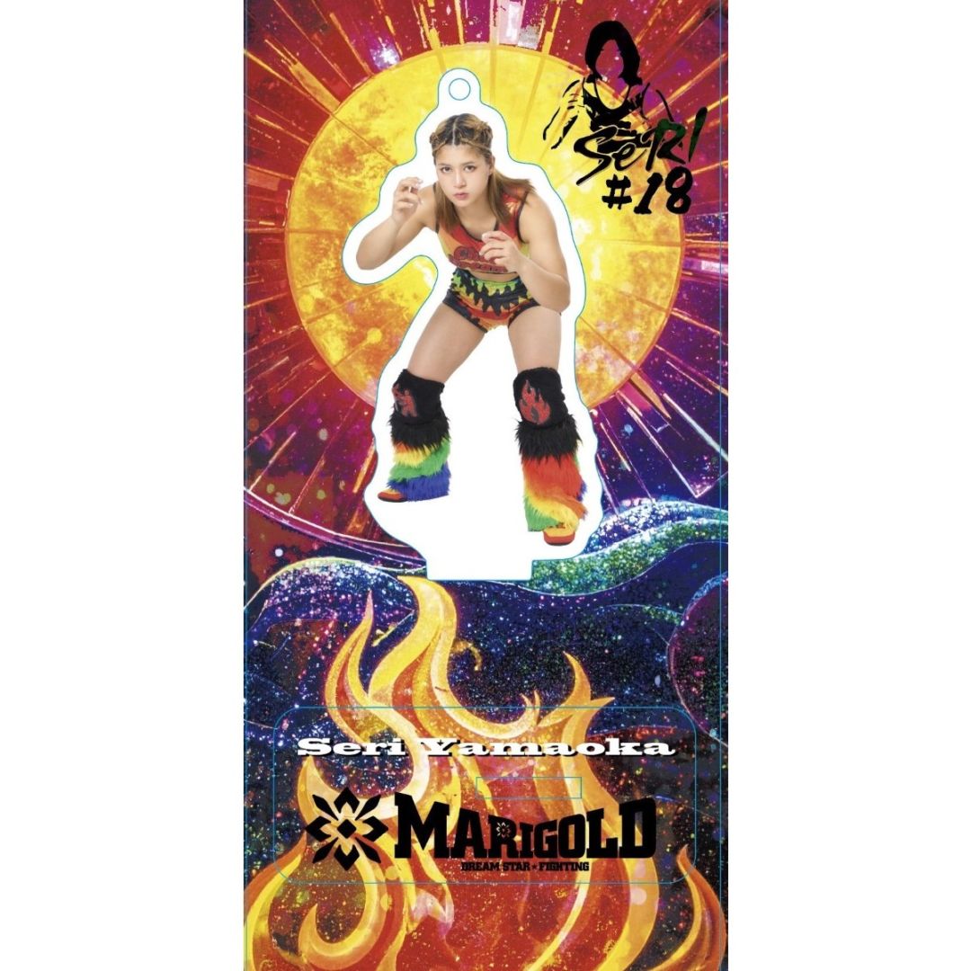 山岡聖怜 #18 マリーゴールド ポートレート 直筆サイン入り 2025