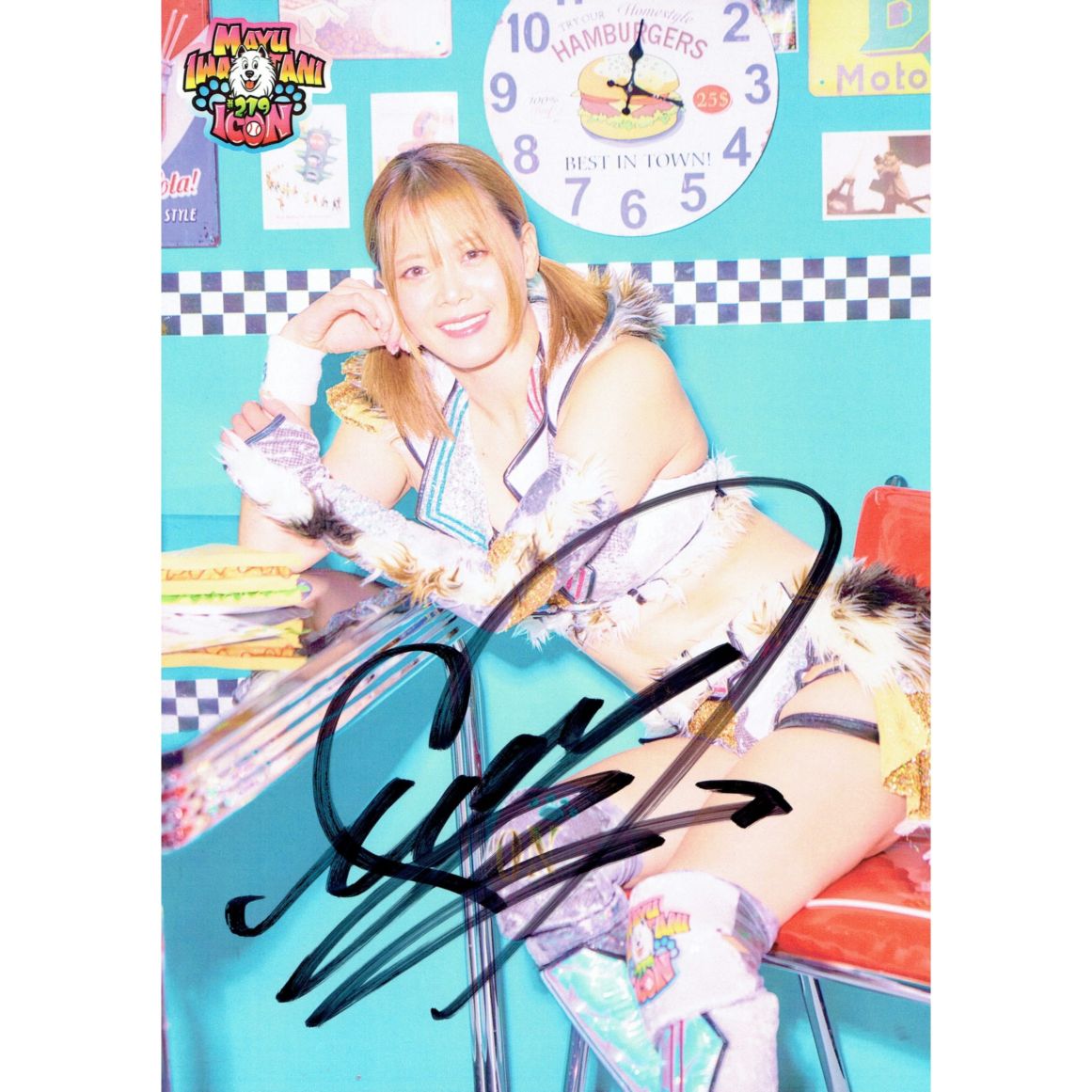 岩谷麻優 マリーゴールド 直筆サイン入りカード 会場限定トレカ