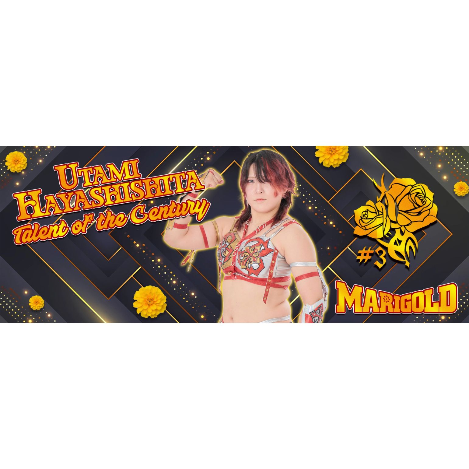 再入荷】林下詩美 #3 マリーゴールド アクリルパネル s2 A5サイズ 直筆