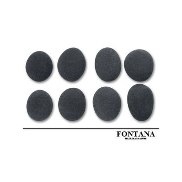 ホットストーン 身体用玄武岩(中)8個セット(アリゾナ)(直径5-8cm 厚み