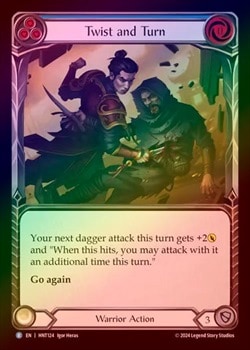 Rainbow Foil》《英》[戦士] 屈曲する軌道/[Warrior]Twist and Turn[青