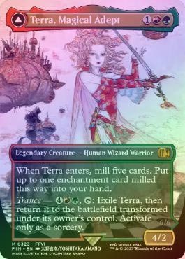 FOIL】【英】魔導戦士、ティナ/Terra, Magical Adept[多色MR]【FIN