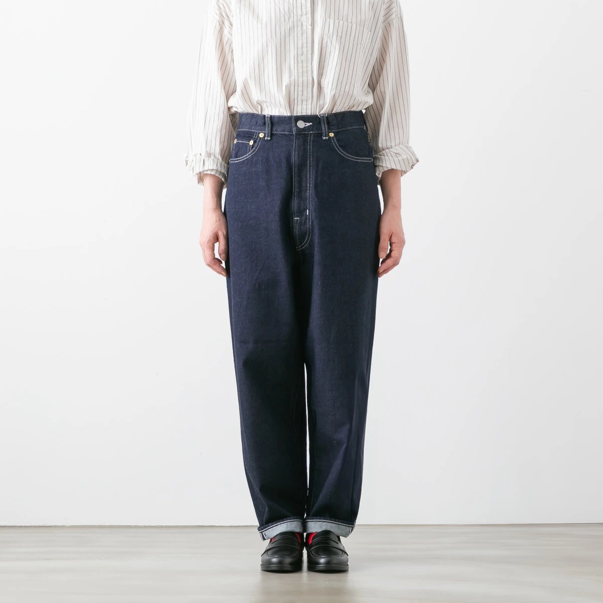 HARVESTY ハーベスティ BIG CLASSICAL DENIM PANTS ONE WASH ビッグ