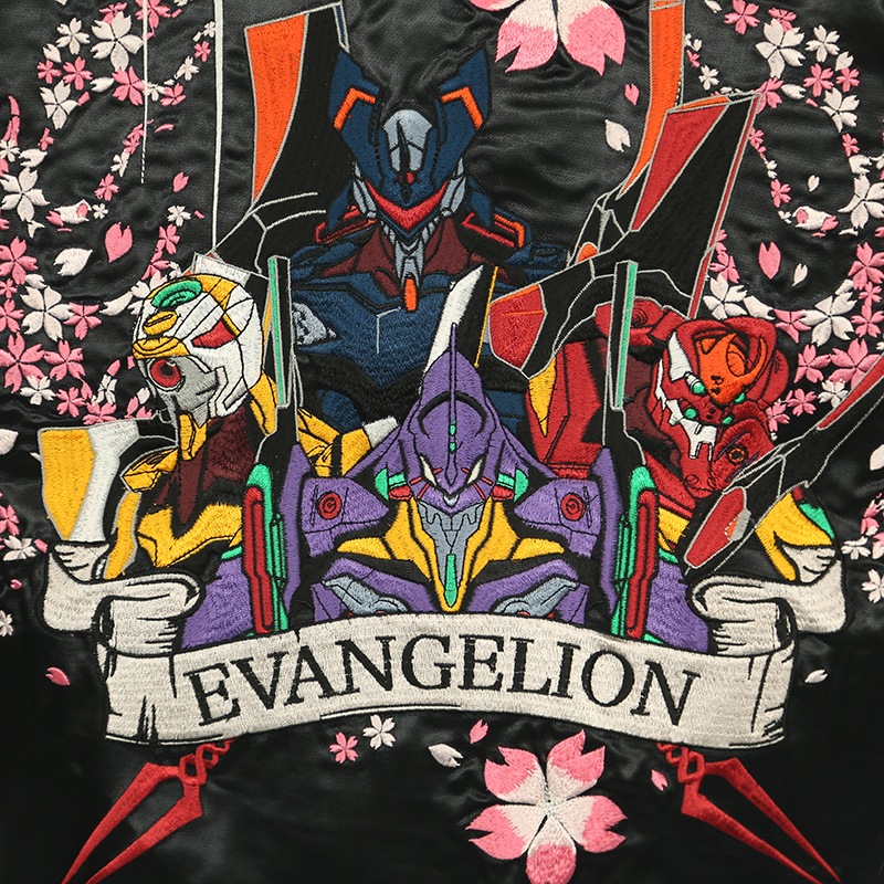 錦-nishiki-×エヴァンゲリオン 桜乱 EVA4機と月華 綾波レイ 和柄