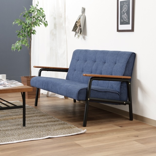 アイアンウッドソファー フレンズ 2P ブルー | 家具,ソファ | 雑貨と