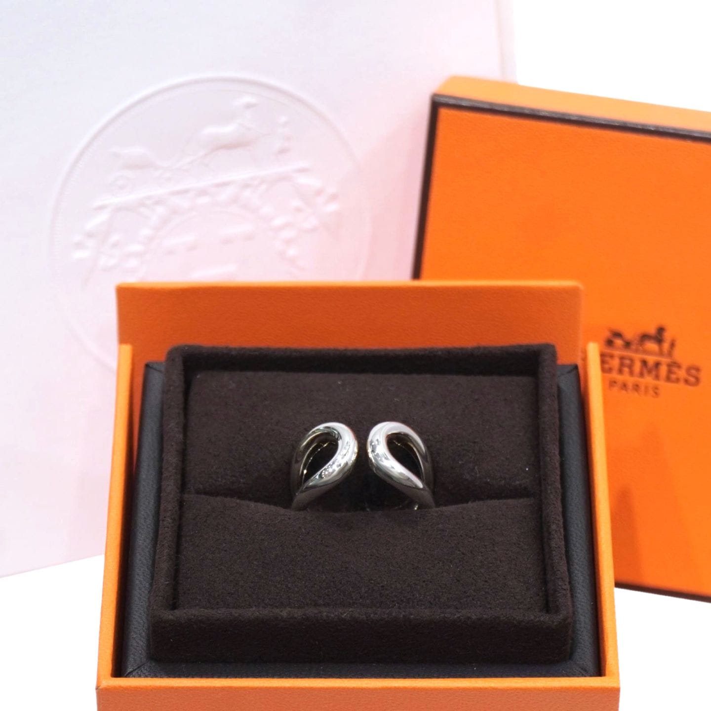 HERMES (エルメス) リマ リング PM #53(13号) SV925 未使用 S86 銀座店