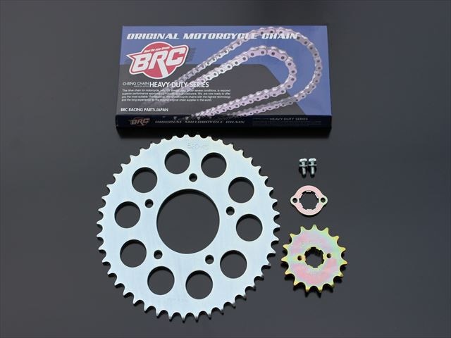 CBX400F/CBX550F/CBR400F スチールスプロケ&シルバーチエン520サイズ