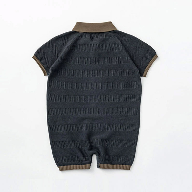MARLMARL マールマール ニット ポロ ロンパース (70-80cm) / アイ