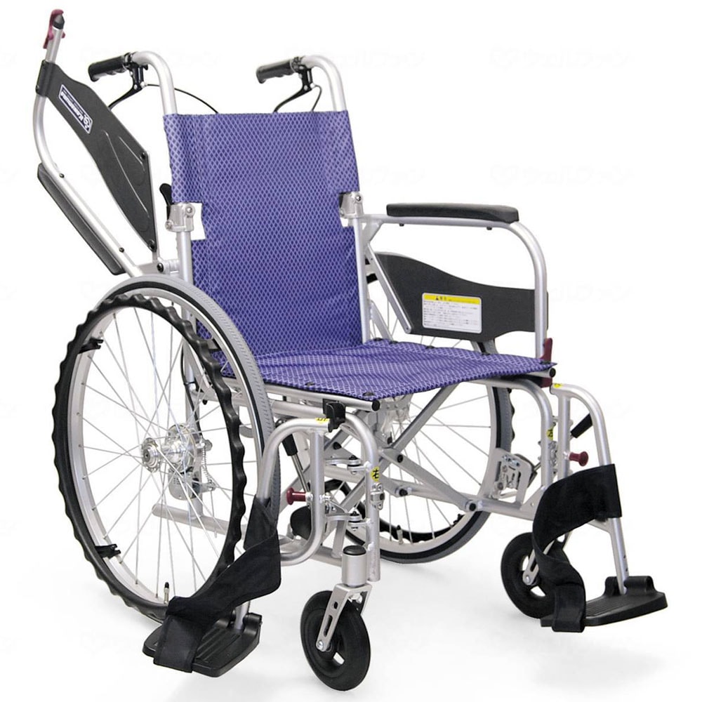自走用車椅子ふわりすプラスKFP22－40SB 肘跳上げ・スイング