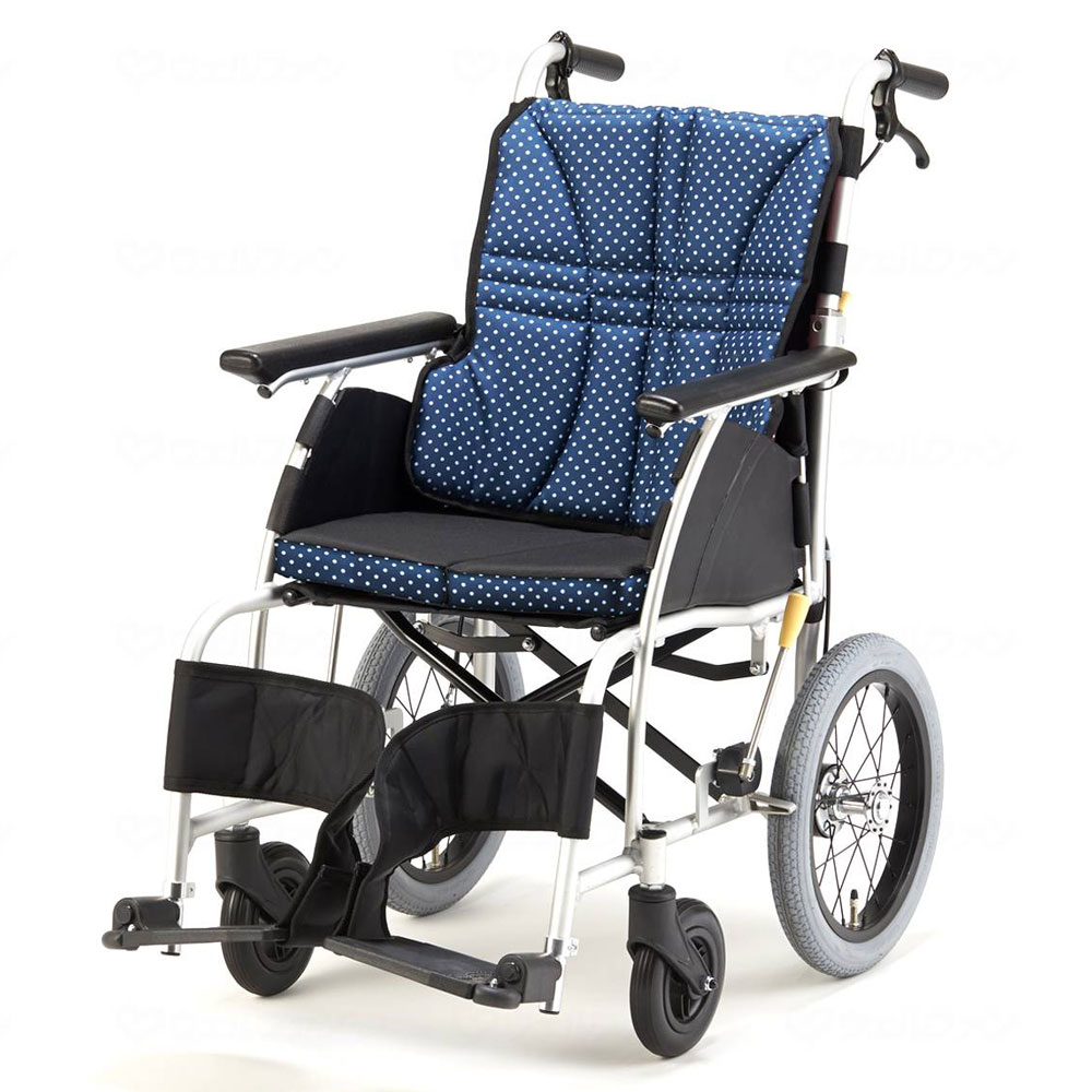 介助用車椅子NAH－U1 ウルトラ 背折れ式・介助ブレーキ付 【LINE