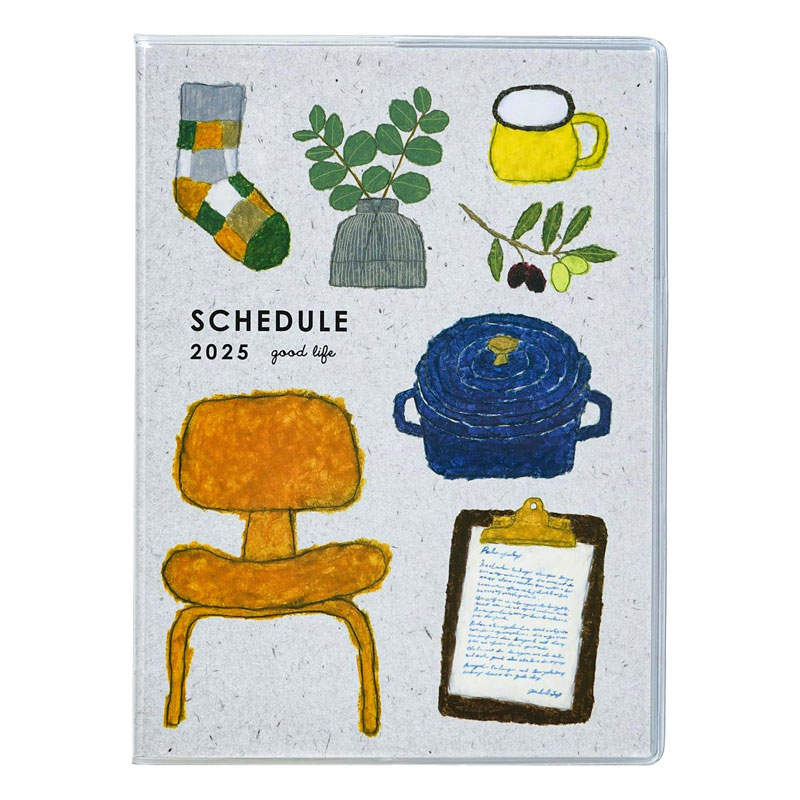 グリーティングライフ 手帳 ドッグ 2025年 米津祐介 ウィークリー B6