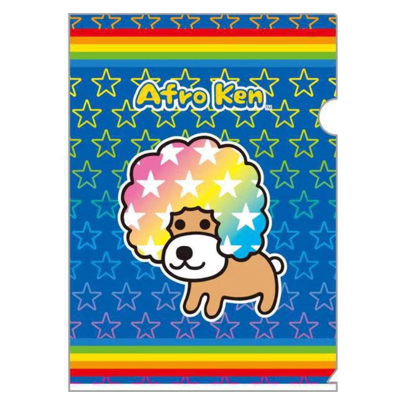 サンエックス あのころのともだち クリアホルダーセット アフロ犬 A4