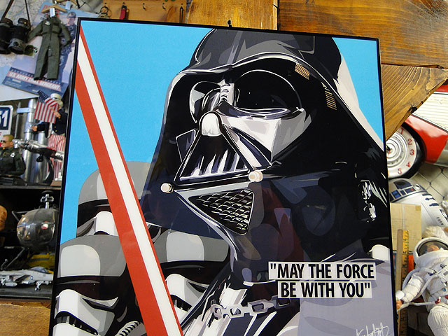 映画 スターウォーズ ポップアートフレーム （ダース・ベイダー/TYPE1