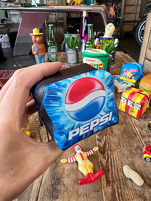 駄菓子屋シリーズ お菓子のミニポーチ （ペプシ） オフィシャルグッズ