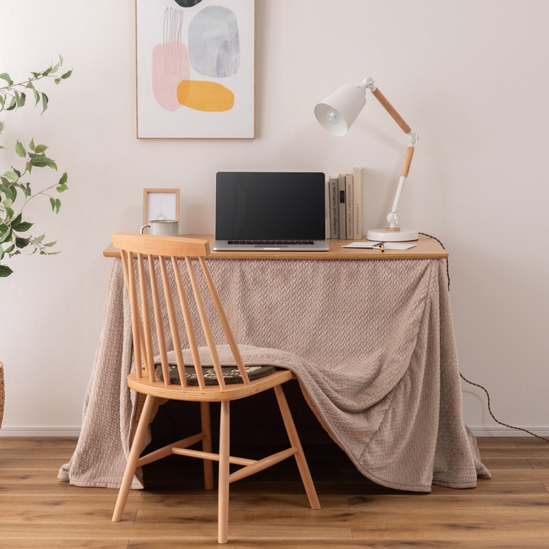 こたつテーブル＆こたつ布団セット 2WAY 高さ調整 長方形｜ベッド