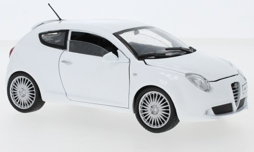 1/24 アルファロメオ ミト ホワイト 白 Alfa Romeo MiTo white 1:24
