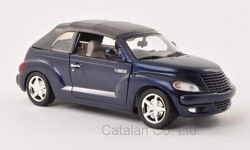 1/24 クライスラー PT クルーザー コンバーチブル メタリック ブルー