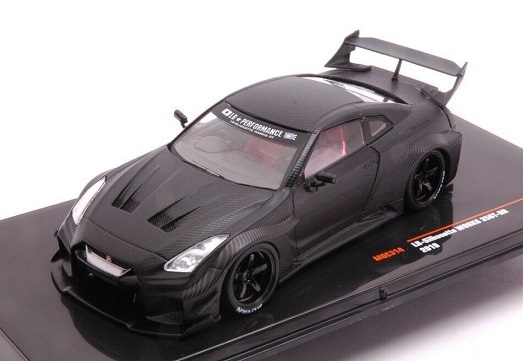 1/43 日産 GTR IXO 黒 ブラック Nissan 35GT-RR LB-silhouette WORKS