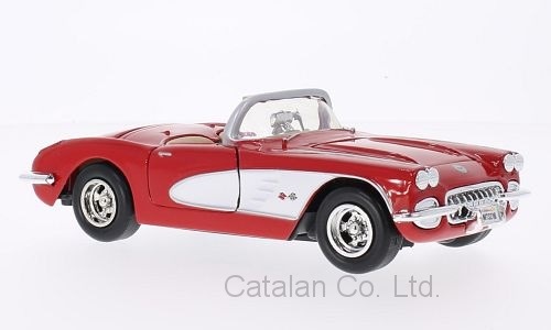 1/24 Chevrolet Corvette C1 シボレー コルベット 赤 白 1959 梱包