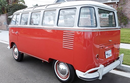 1/24 フォルクスワーゲン サンバ バス 赤 白 VW T1 Sambabus 梱包