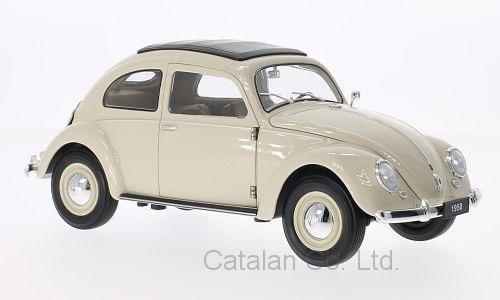 1/18 フォルクスワーゲン ビートル ベージュ VW Beetle Brezelfenster