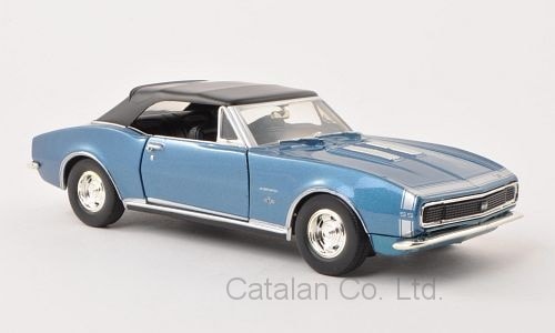 1/24 シボレー カマロ コンバーチブル メタリック ブルー Chevrolet