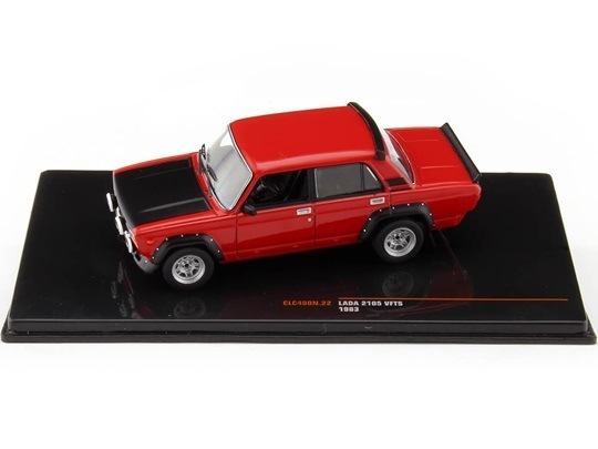 1/43 ラーダ 赤 黒 レッド ブラック IXO Lada 2105 VFTS red black