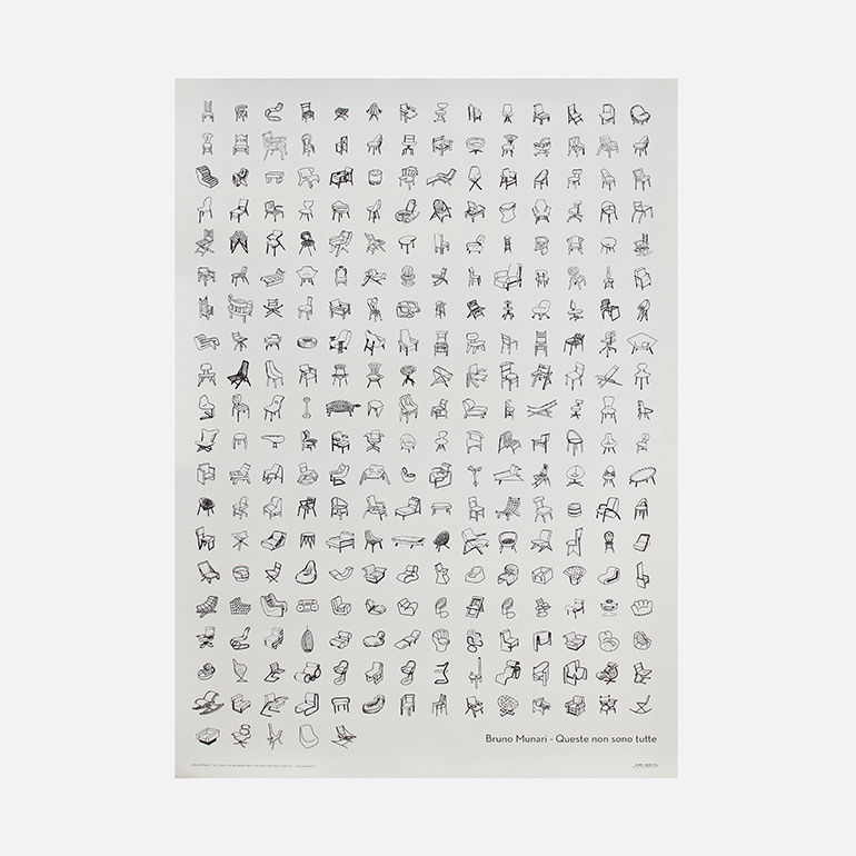 Bruno Munari ブルーノ・ムナーリ｜ポスター これが全てではありません