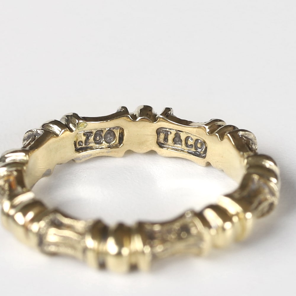 1980s】TIFFANY&Co. 18K Gold Bamboo Ring | VINATEGE TIFFANY＆Co