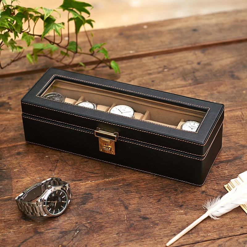 ウォッチケース（5本用） | ホームアクセサリー,コレクションケース