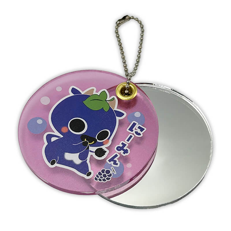 にーみん アクリルミラーキーホルダー | にーみん（岡山県新見市