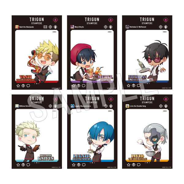予約】TRIGUN STAMPEDE トレーディングクリアカード SALOON Ver.(pcs