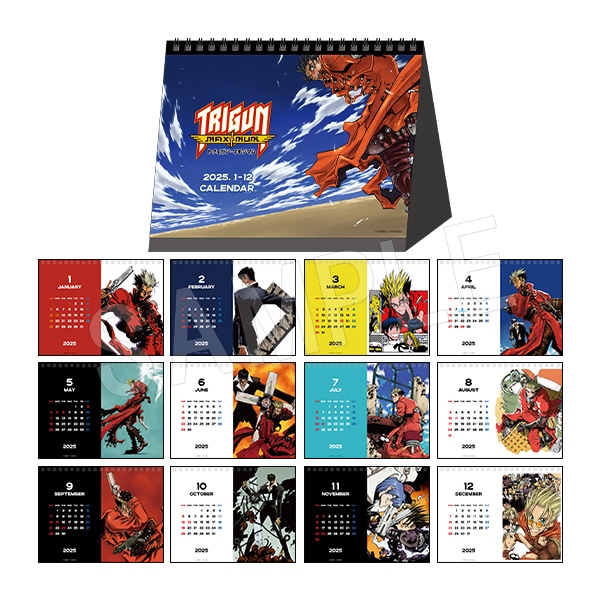 予約】トライガン・マキシマム 卓上カレンダー 原画Ver. | た行,TRIGUN