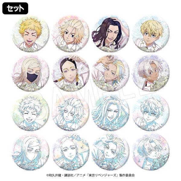 予約】東京リベンジャーズ トレーディングホロ缶バッジ Bouquet ver