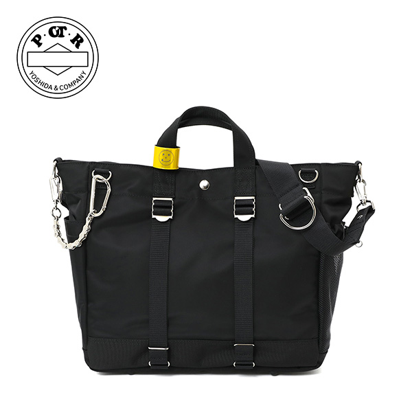 POTR モノグラム トートバッグ 998-05481 （カラー：ブラック） | ピー