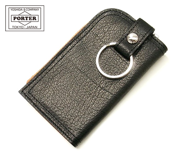 ポーター ダブル キーケース 129-06014 （カラー：ブラック×オレンジ