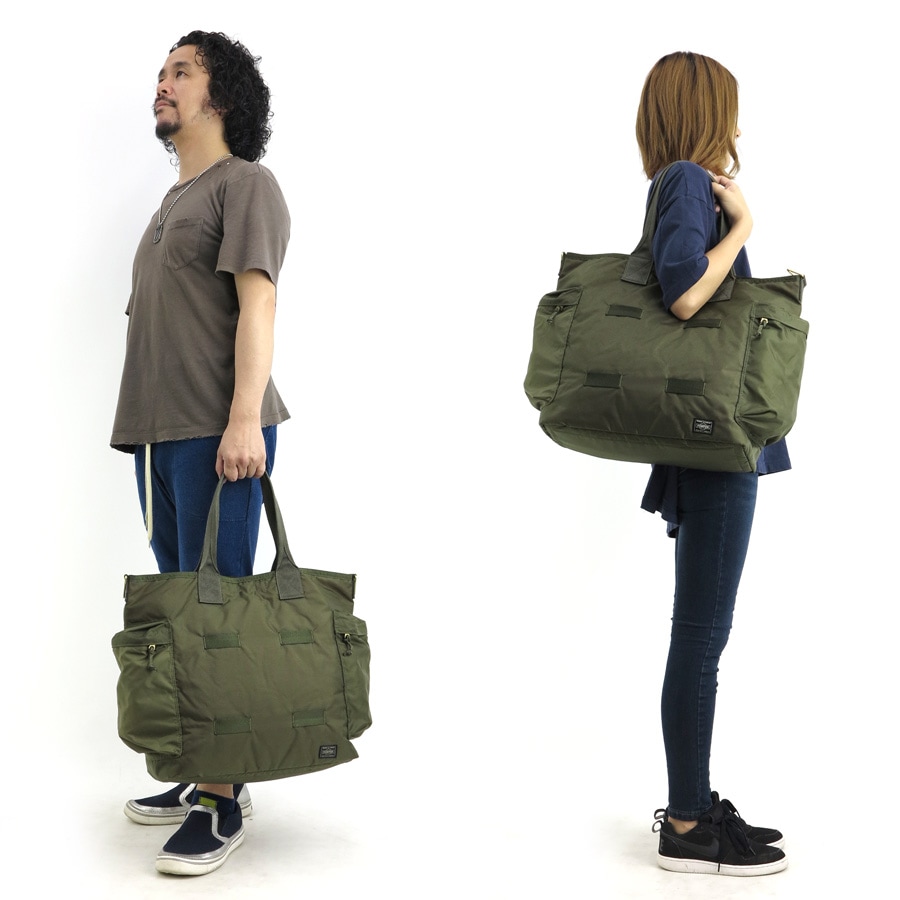ポーター フォース 2WAYトートバッグ 855-07500 （カラー：オリーブ