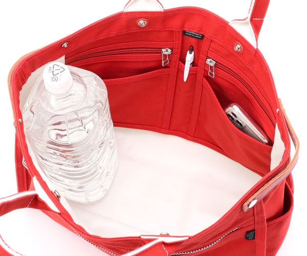 ポーター ネイキッド トートバッグ(M) 667-19469 （カラー：レッド