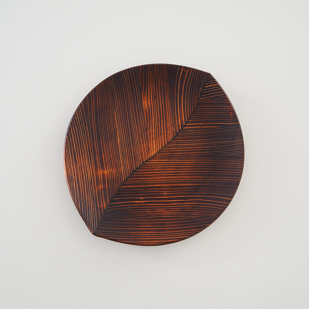 うるしの木の葉皿/小/21cm | 杉の木クラフト | 糸島くらし×ここのき