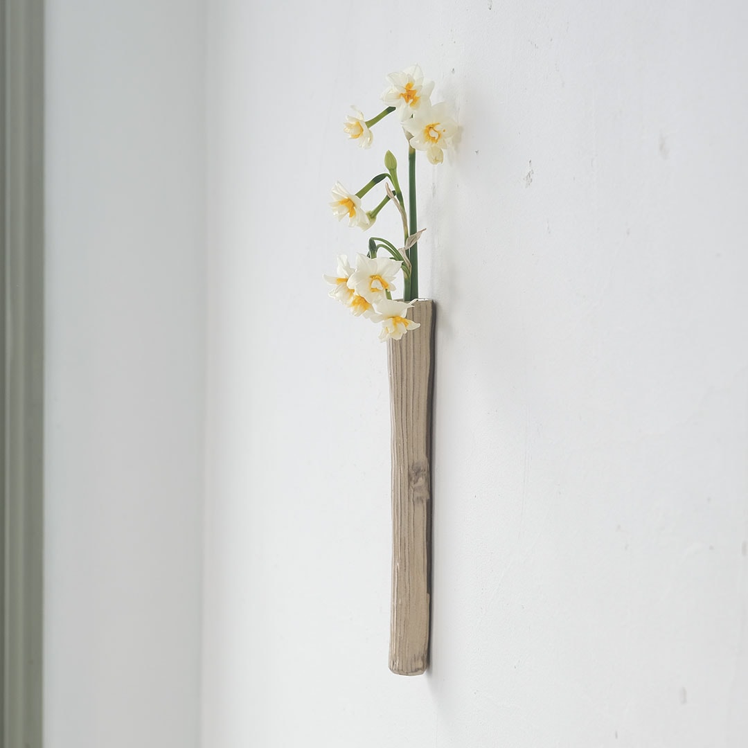 掛け花入/粉引/特大（サイズいろいろ、8,580円～） | からつ焼 高麗窯