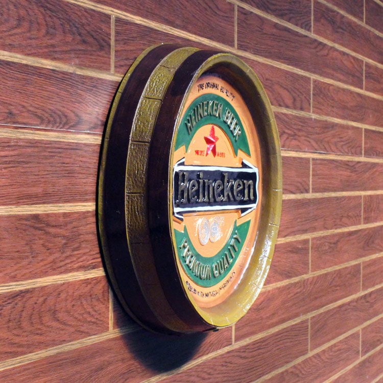 クラシックバレルオブジェ ハイネケン Heineken 壁掛け 樽型