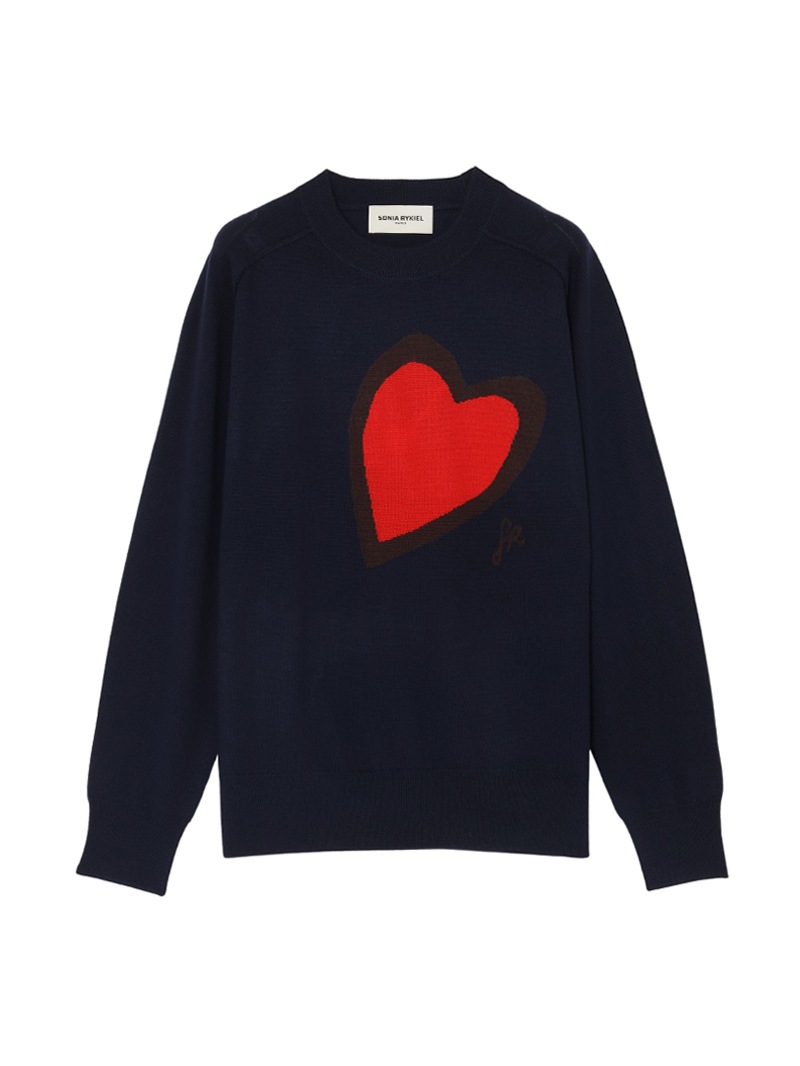 ハートインターシャニット |SONIA RYKIEL|CORONET（コロネット）公式