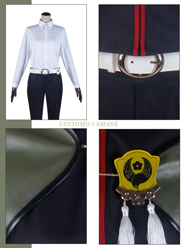 送料無料】とうらぶ風 黒×鶯色 鶯丸