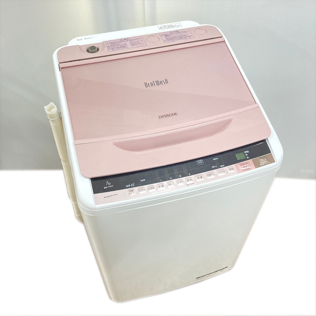 中古 7.0kg 簡易乾燥機能搭載 全自動洗濯機 ビートウォッシュ BW-7WV