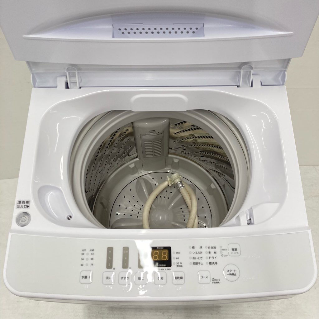 中古 高年式 タグレーベルバイアマダナ 5.5kg 全自動洗濯機 AT-WM5511