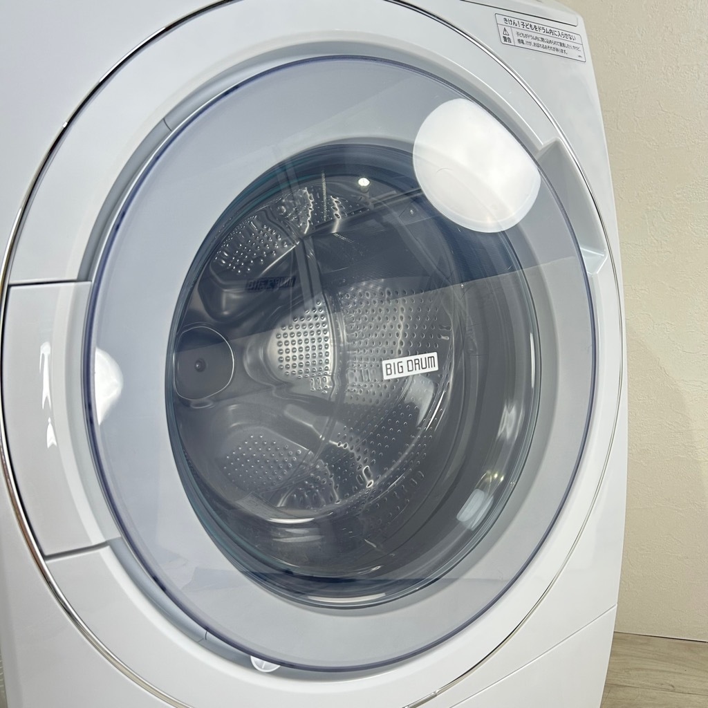 中古美品 高年式 ドラム式洗濯機 ビッグドラム 日立 洗濯11.0kg 乾燥