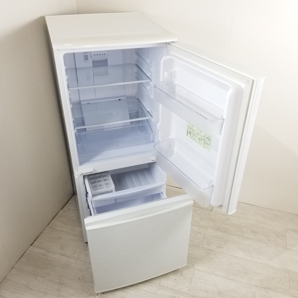 中古 冷蔵庫 137L シャープ つけかえどっちもドア SJ-14W-W 2012年製 2