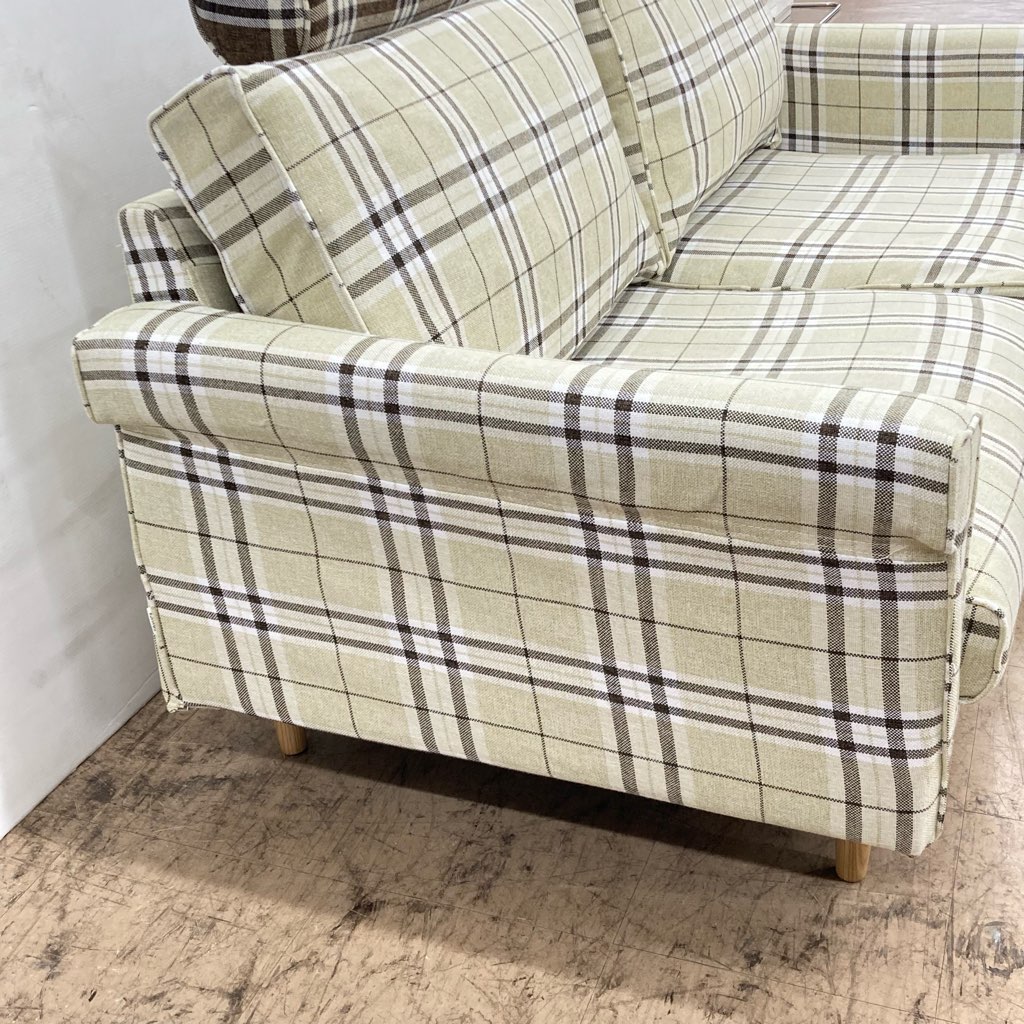 中古 人気 近郊送料格安 KEYUCA ガーネットソファ3.0P オットマン付