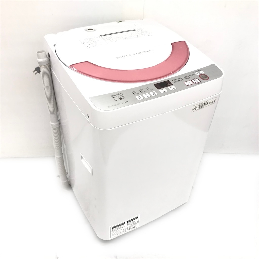 SHARP ES-GE60R 縦型洗濯機本体 SHARP シャープ 縦型洗濯機 6.0kg ES
